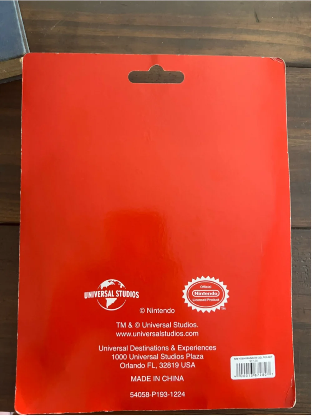 Super Nintendo World Yoshi Rainbow Gel Pen Set 6 Pack Universal Studios Sealed